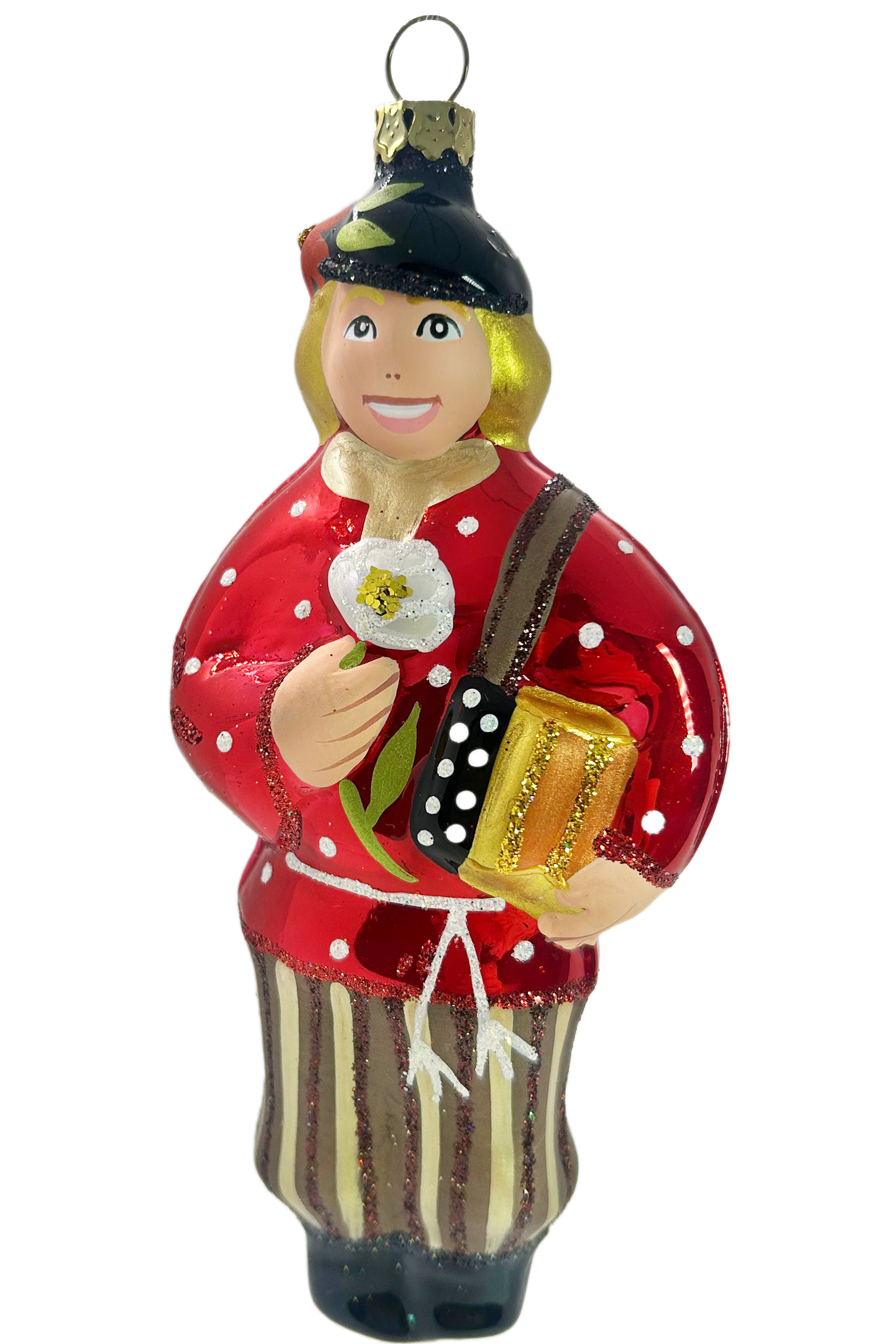 Елочное украшение Парень с гармошкой БС-3576